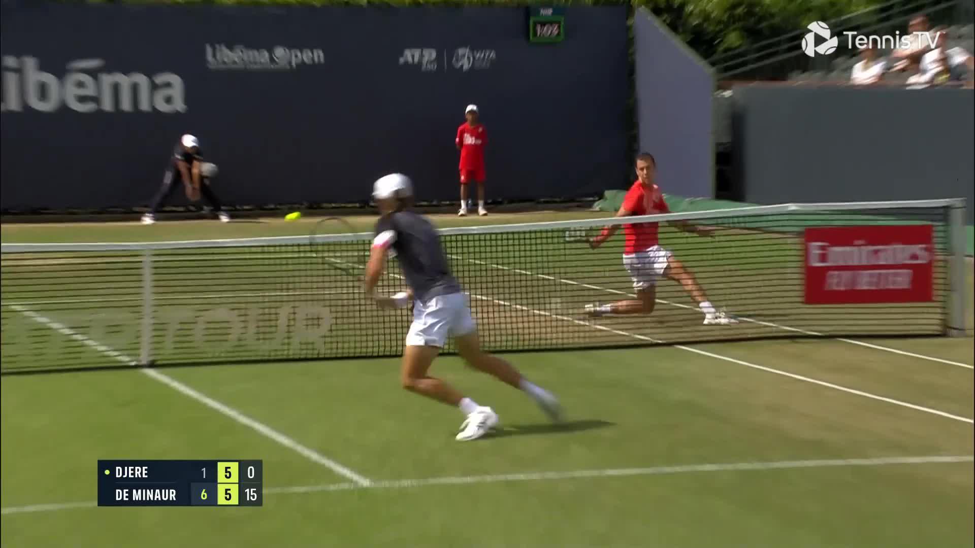 Highlights De Minaur Shows His Speed In s-Hertogenbosch Video Search Results ATP Tour Tennis