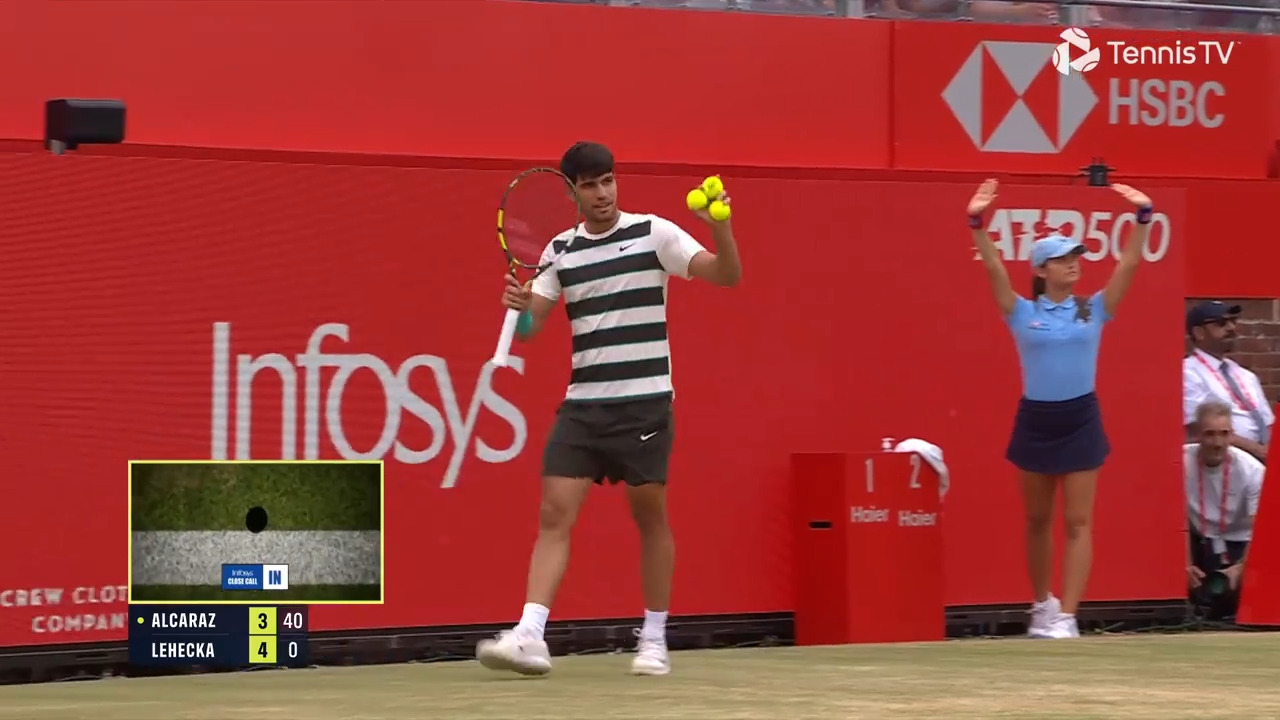 Watch Carlos Alcaraz hit a stunning lob against Jiri Lehecka in the final of the HSBC Championships. Watch live & on demand at TennisTV.com.