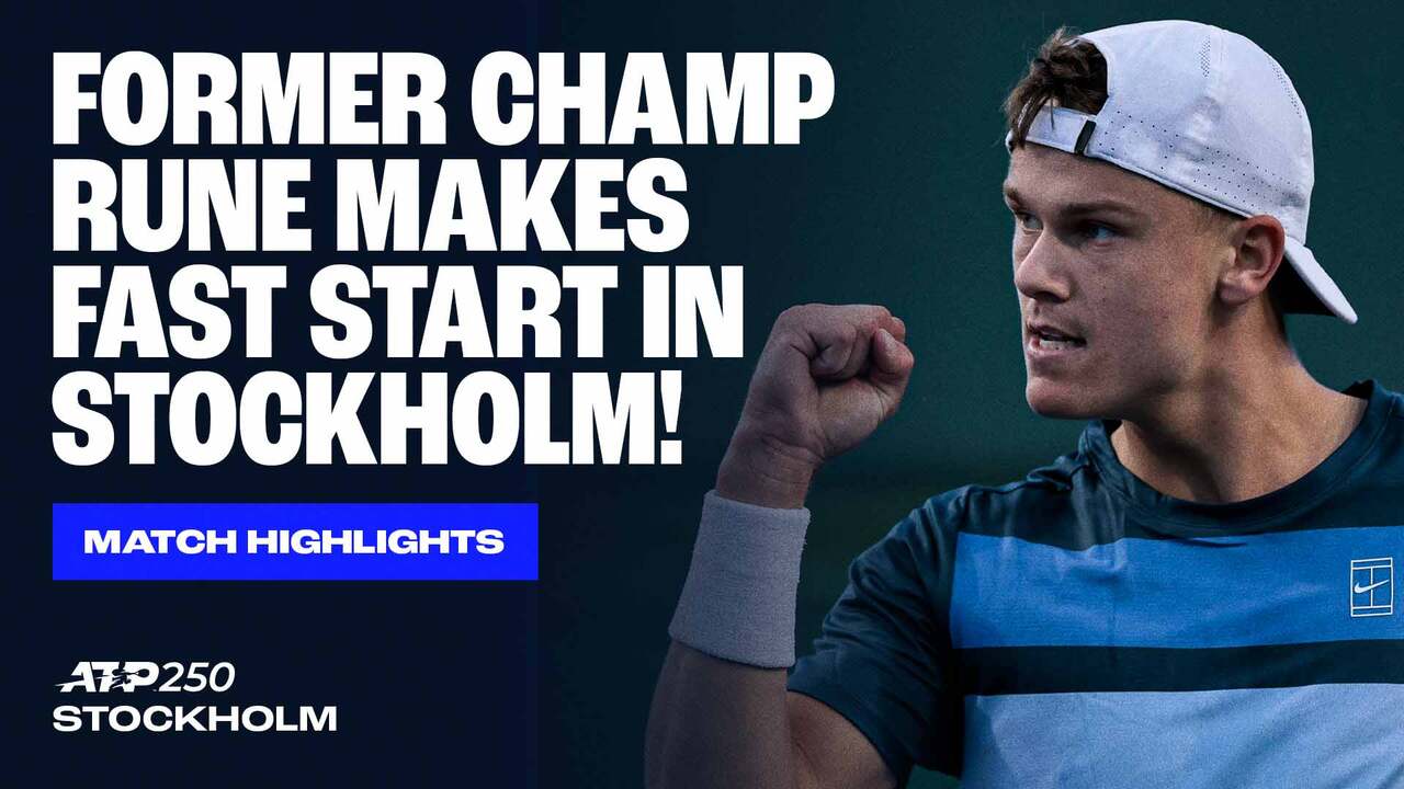 Highlights: Rune sinks Fucsovics, marches into Stockholm QFs