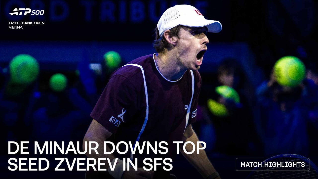 Highlights: De Minaur upsets Zverev to reach Vienna 2026 final