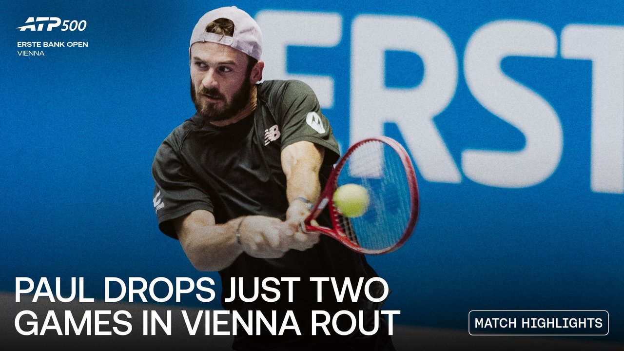 Highlights: Paul races past Darderi into Vienna QFs