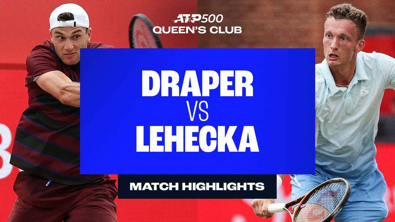 Highlights: Lehecka downs home hope Draper to reach final at Queen's Club