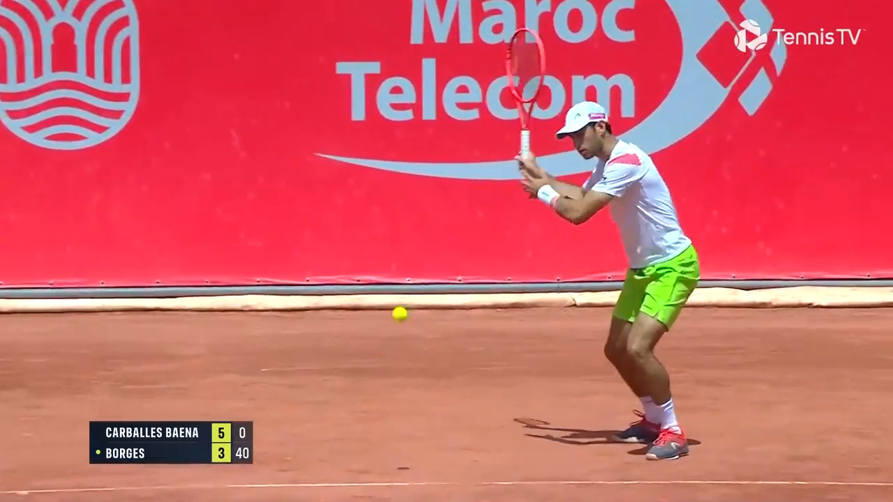Nuno Borges leaves Roberto Carballes Baena stranded with a drop shot in the Marrakech quarter-finals. Watch live & on demand at TennisTV.com.