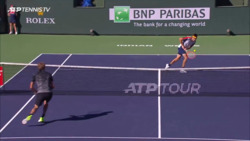 Hot Shot: Fritz Shuffles Winning Rapid-Reaction Volley
