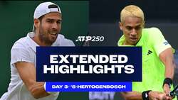 Extended Highlights: Khachanov, Diallo, Hurkacz advance in 's-Hertogenbosch