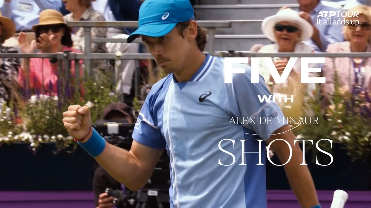 Five shots with Alex de Minaur