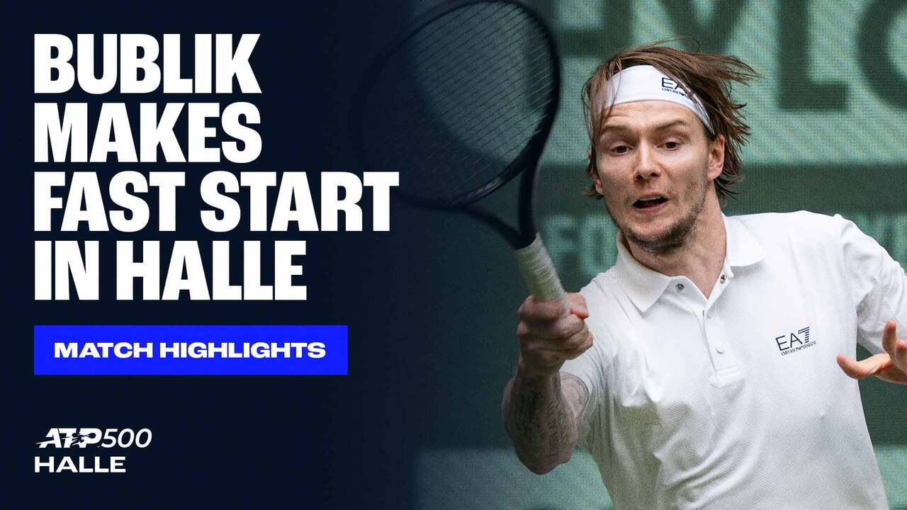 Alexander Bublik siguió adelante este lunes en el Terra Wortmann Open. Sigue los partidos en directo y bajo demanda en TennisTV.com.