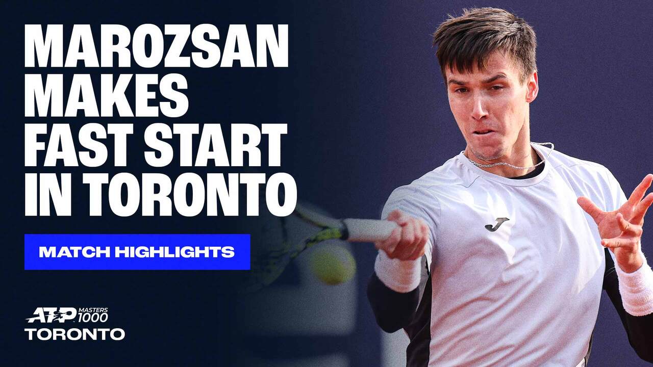 Highlights: Marozsan eases past Dellien in Toronto opener