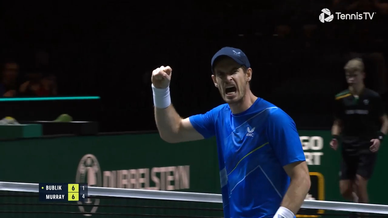 Andy Murray Eases Past Alexander Bublik, Sets Felix Auger-Aliassime Clash at ABN Amro World Tennis Tournament in Rotterdam ATP Tour Tennis