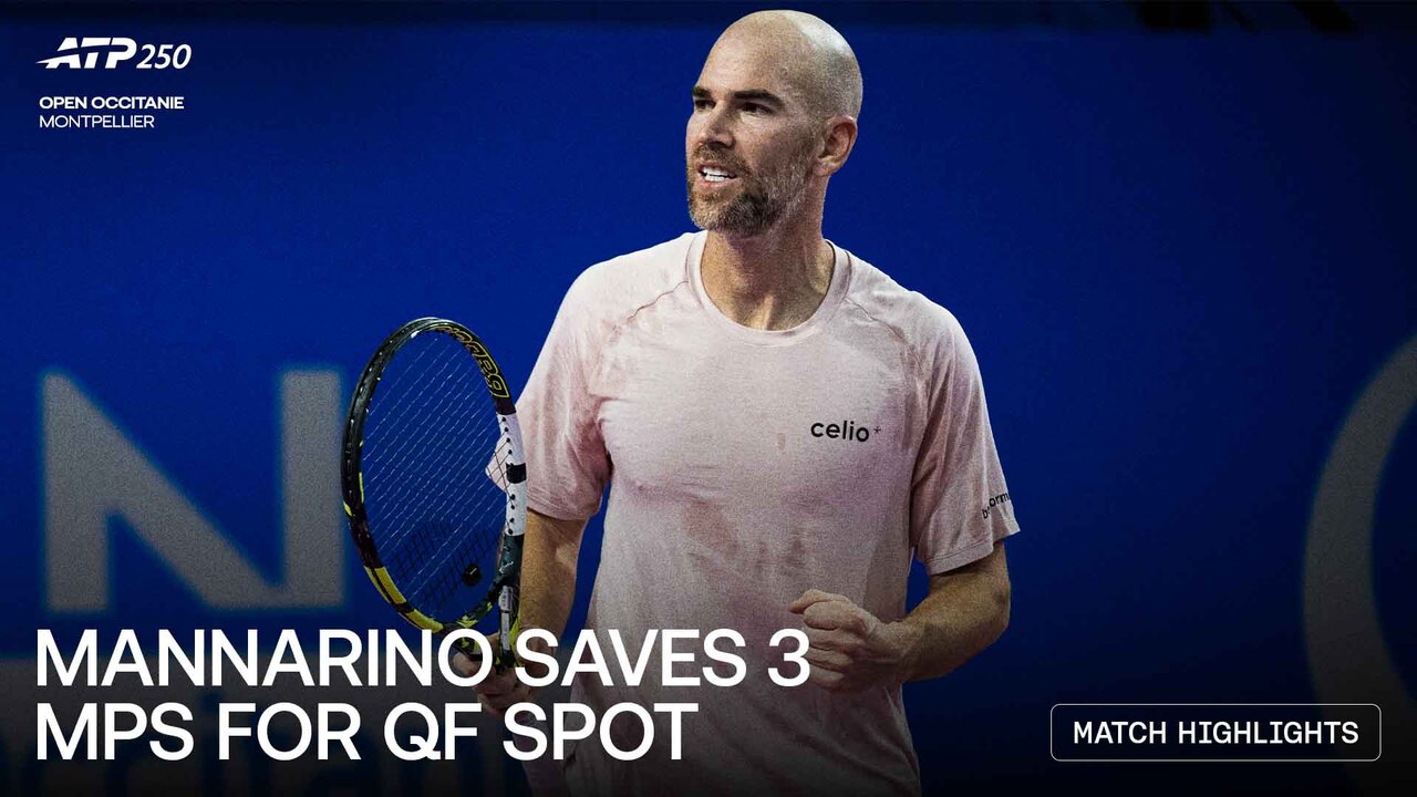Highlights: Mannarino saves 3 MPs to upset Humbert in Montpellier