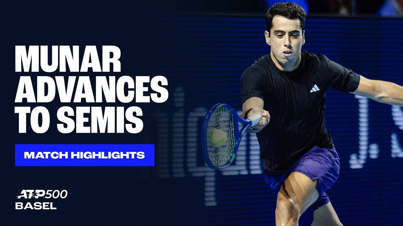 Highlights: Munar advances to Basel 2025 SFs after Auger-Aliassime retires 