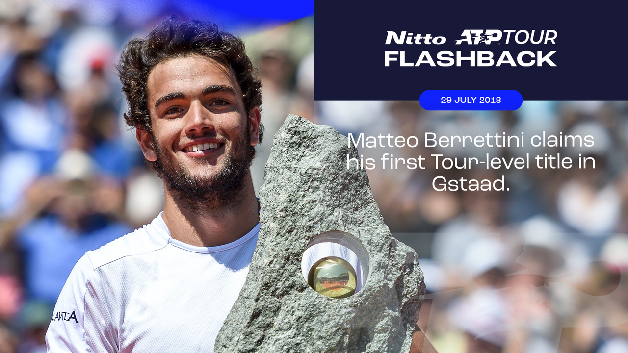 ATP Tour Flashback presented by Nitto: Berrettini's first ATP Tour title in Gstaad