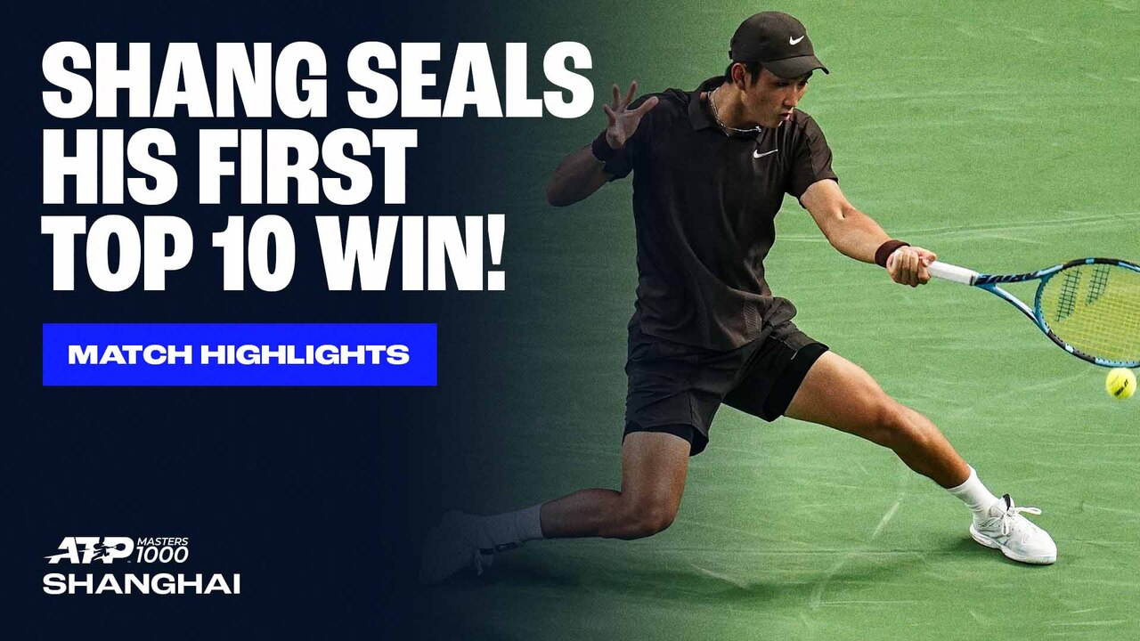 Highlights: Home hope Shang stuns ninth seed Khachanov
