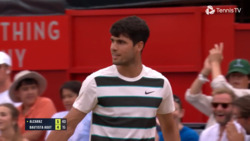 Hot Shot: Alcaraz's set point brilliance draws smiles from both players at Queen's Club