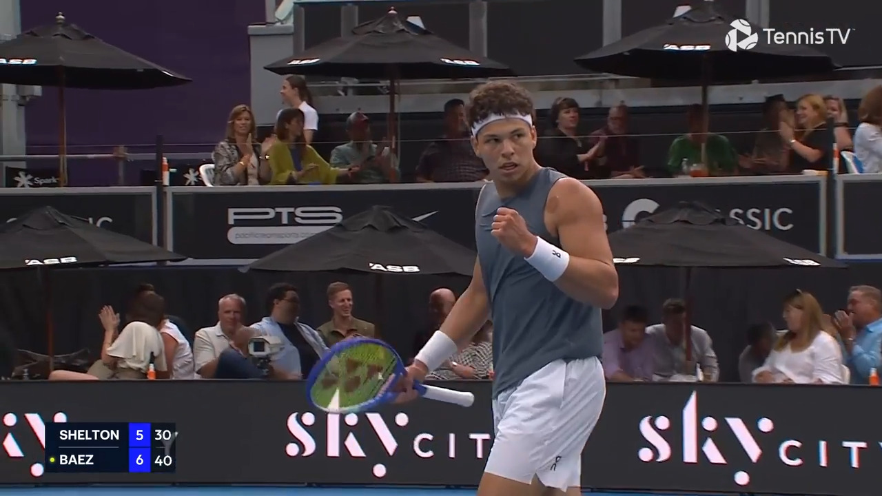 Hot Shot: Shelton's set-point heroics in Auckland 2026!