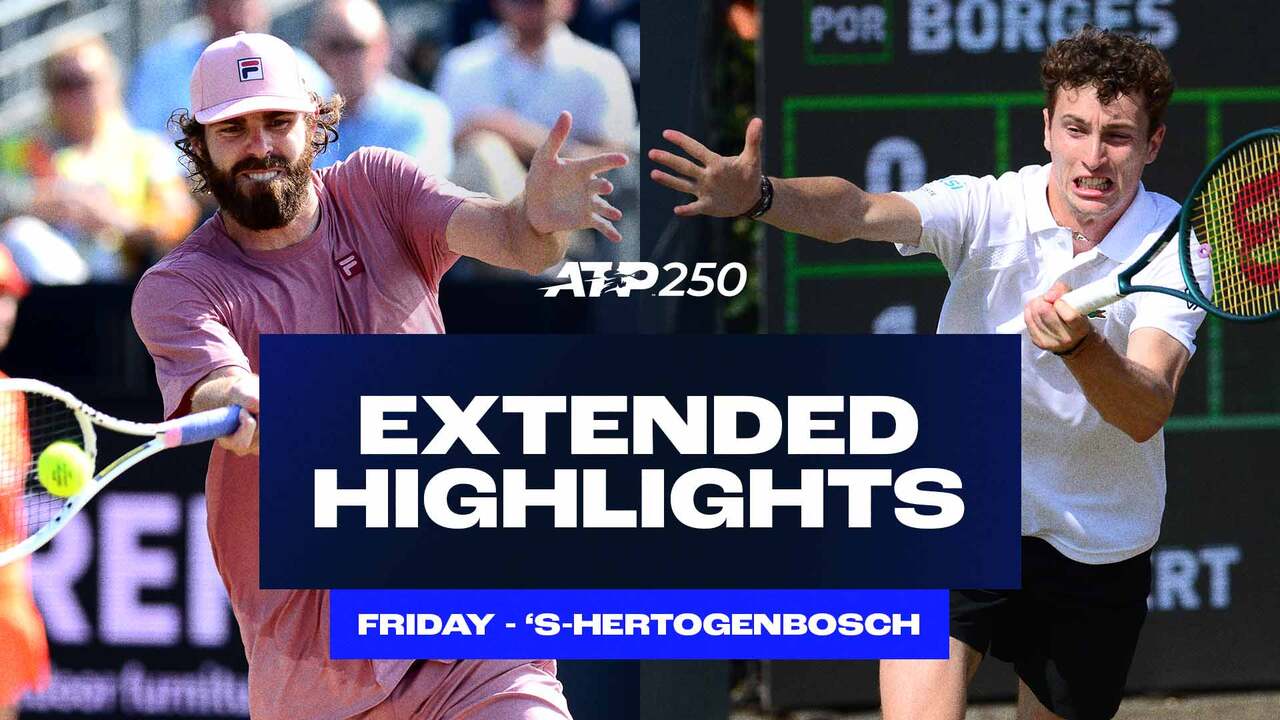 Extended Highlights: Opelka upsets Medvedev, Humbert also through to 's-Hertogenbosch SFs