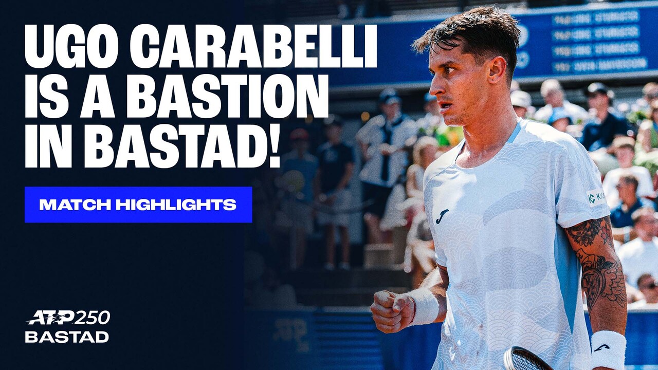 Highlights: Ugo Carabelli remonta a Van de Zandschulp en Bastad
