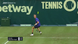 Hot Shot: Korda Tweener Catches Bautista Agut By Surprise