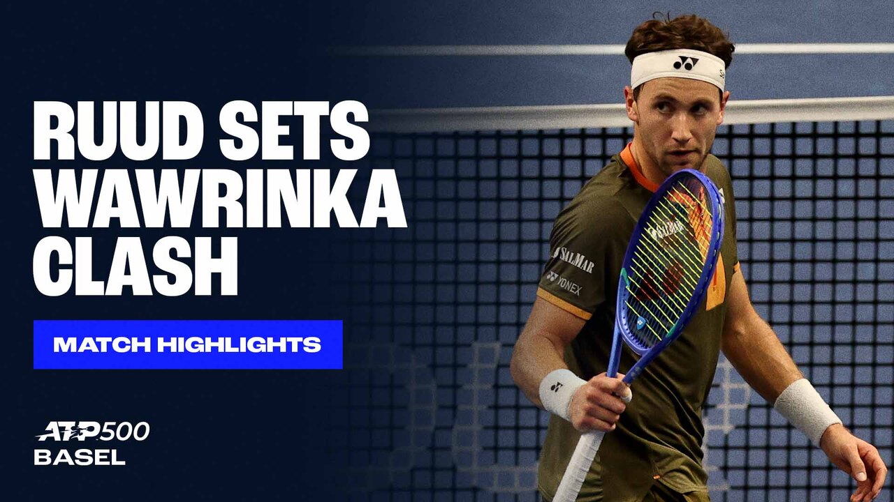 Highlights: Ruud extends win streak, moves past Halys in Basel