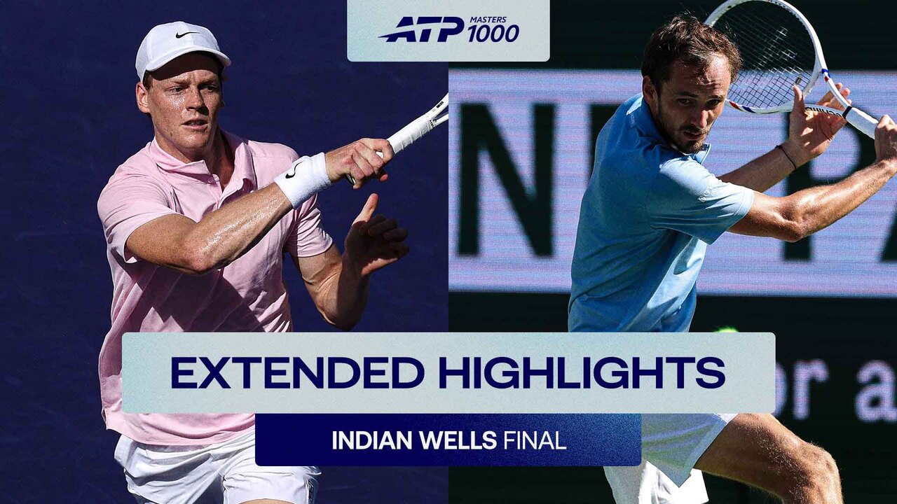 Extended Highlights: Sinner downs Medvedev in Indian Wells 2026 championship match