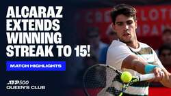 Highlights: Alcaraz survives Munar scare, advances to Halle 2025 QFs