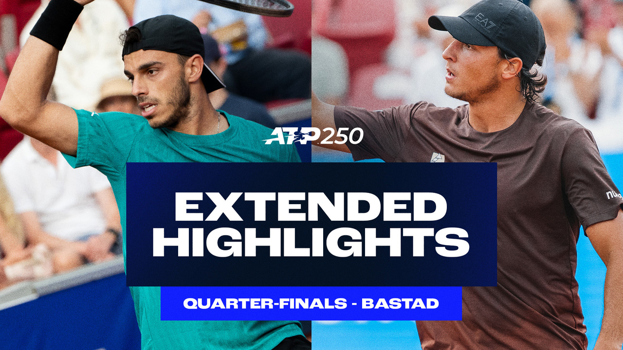 Extended Highlights: Cerundolo, Darderi, De Jong advance to Bastad SFs
