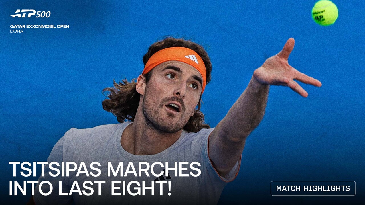 Highlights: Tsitsipas topples Medvedev in heavyweight Doha clash