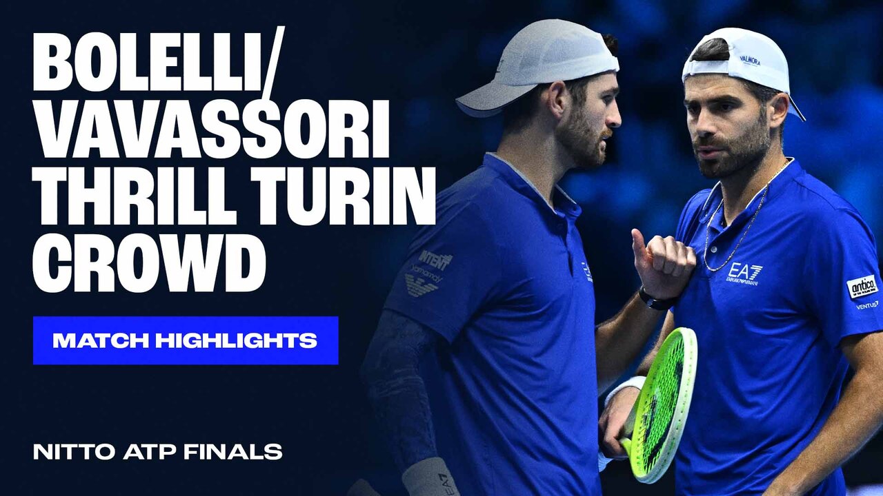 Highlights: Bolelli/Vavassori down top seeds Cash/Glasspool in Turin