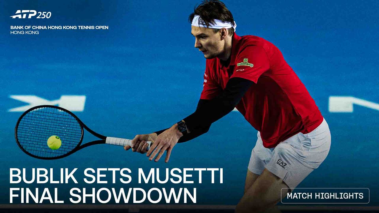 Highlights: Bublik accelerates past Giron for Hong Kong 2026 final spot