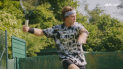 Watch Andrey Rublev Practise In Halle