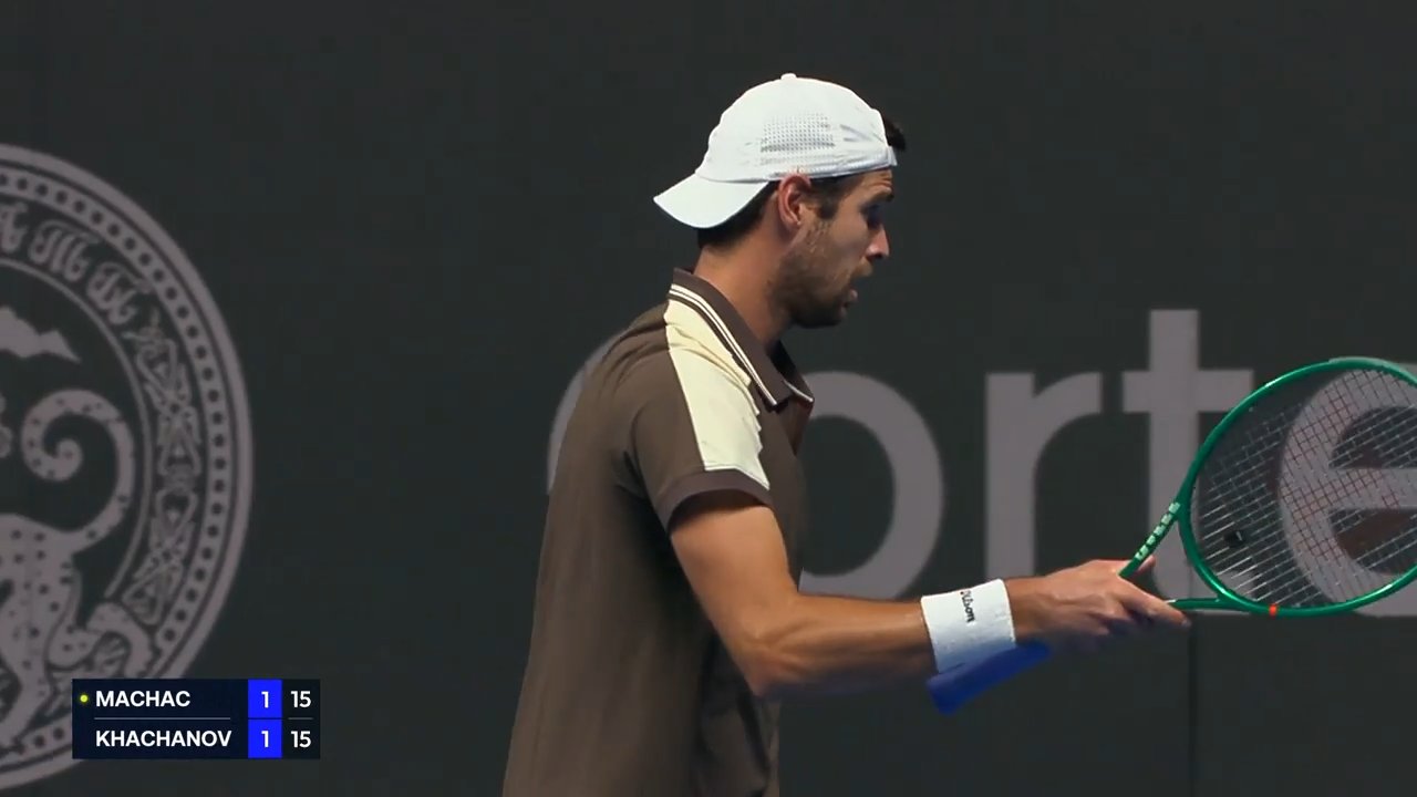 Hot Shot: The commentator loves this pass from Khachanov in Almaty 2026