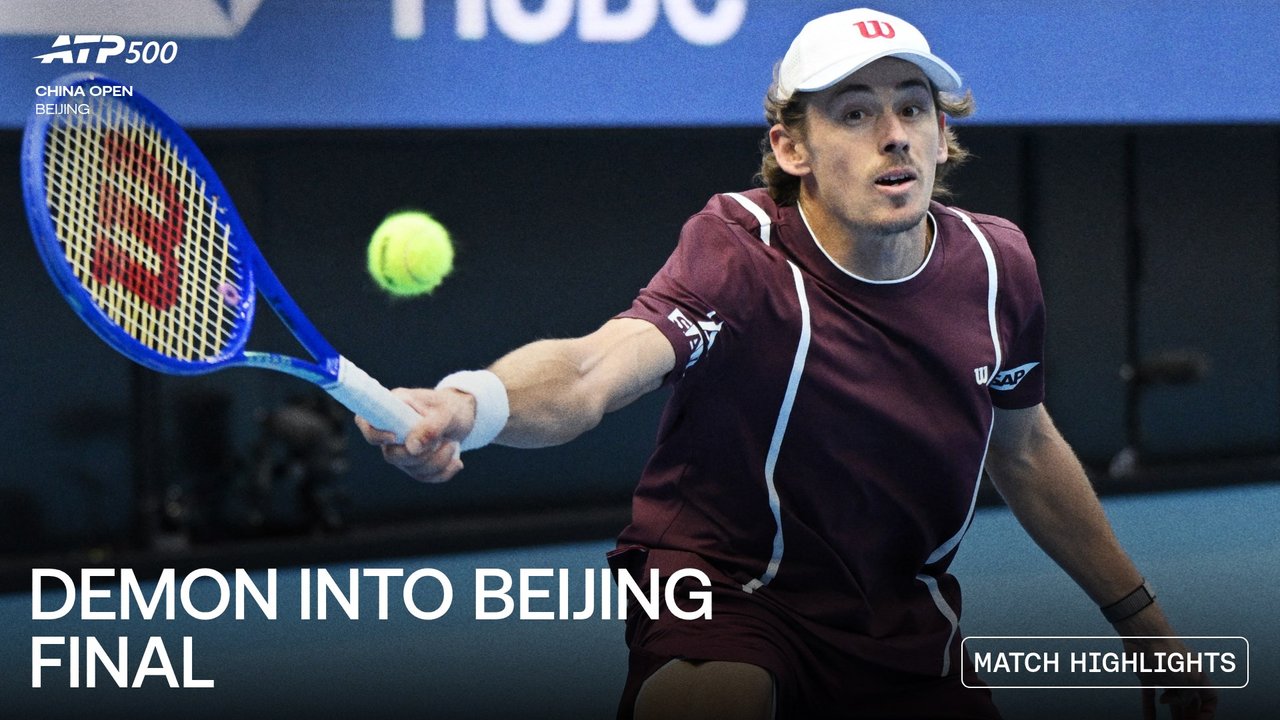 Highlights: De Minaur reaches Beijing championship match after Hurkacz retires