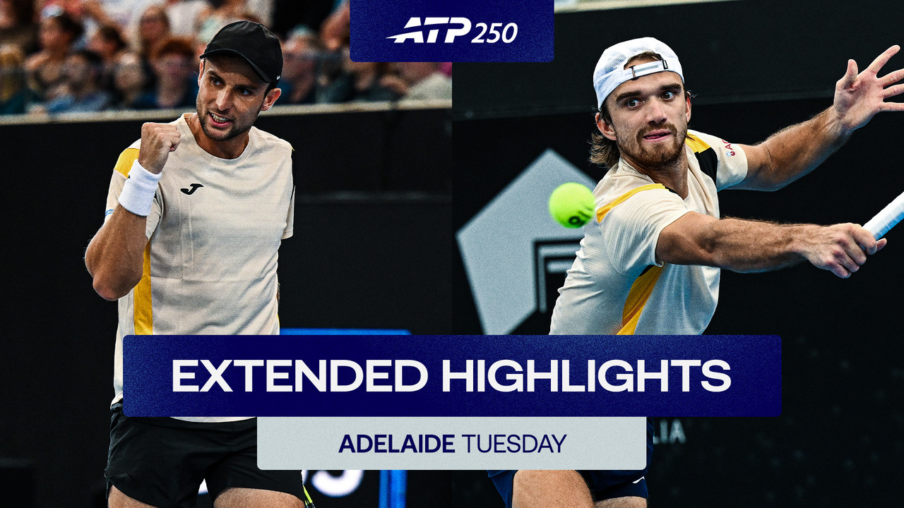 Extended Highlights: Vukic upsets Tsitsipas; Machac, Vavassori win in Adelaide 2026