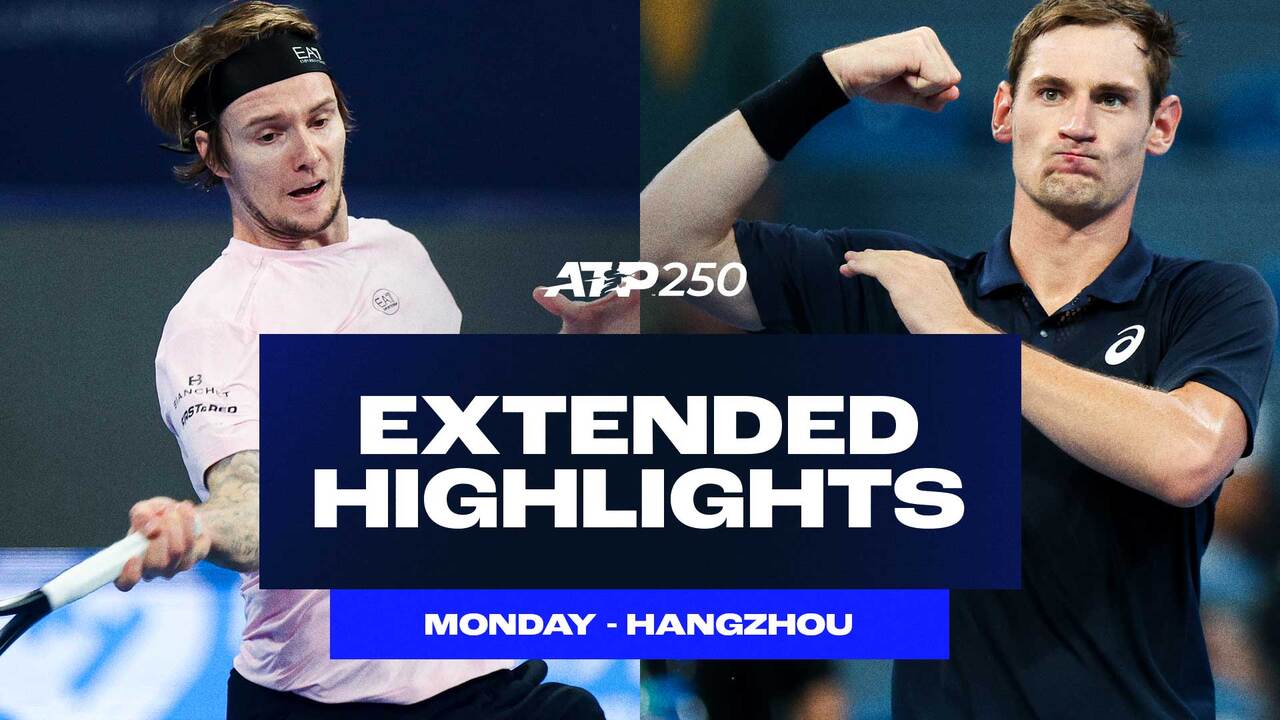 Extended Highlights: Bublik, Royer set Hangzhou final