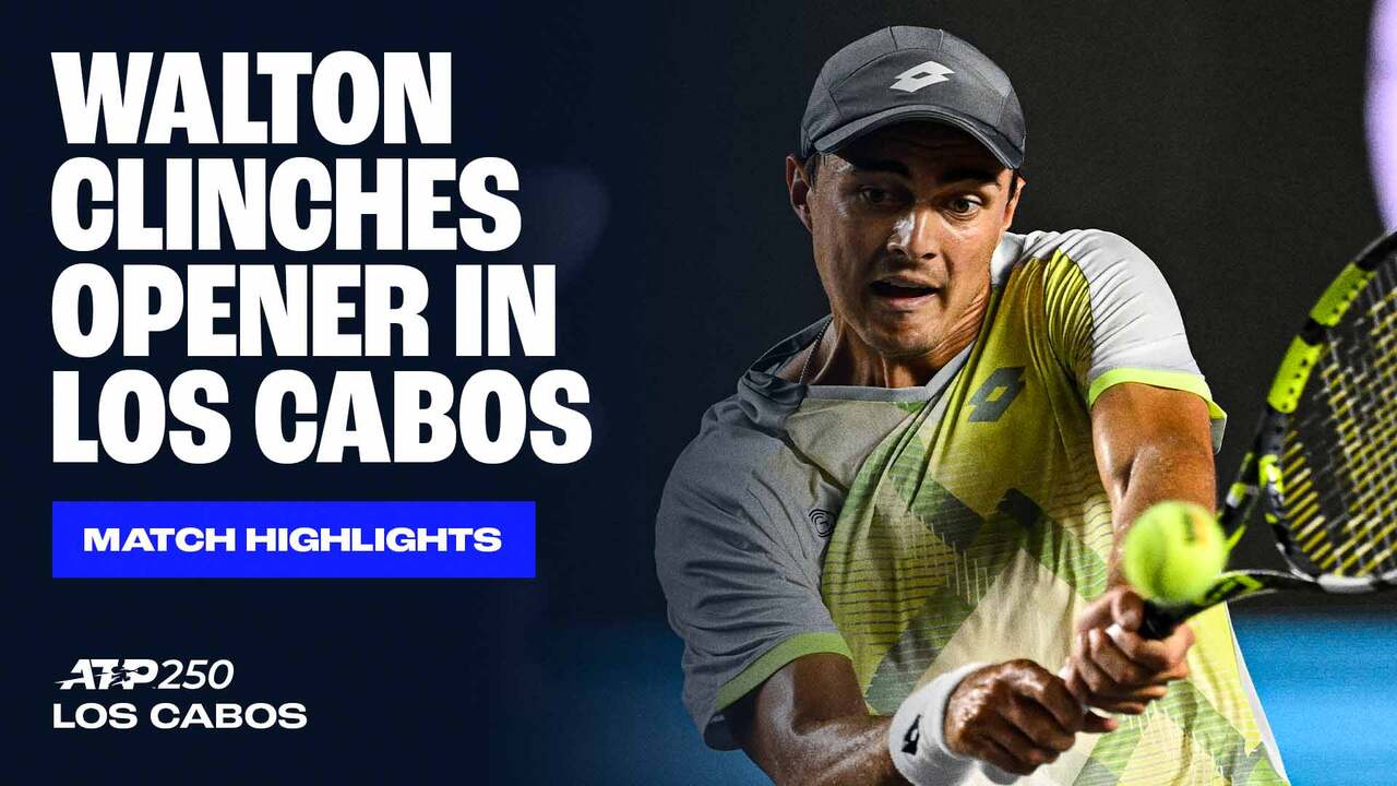 Highlights: Walton supera al local Pacheco Méndez en R1 de Los Cabos