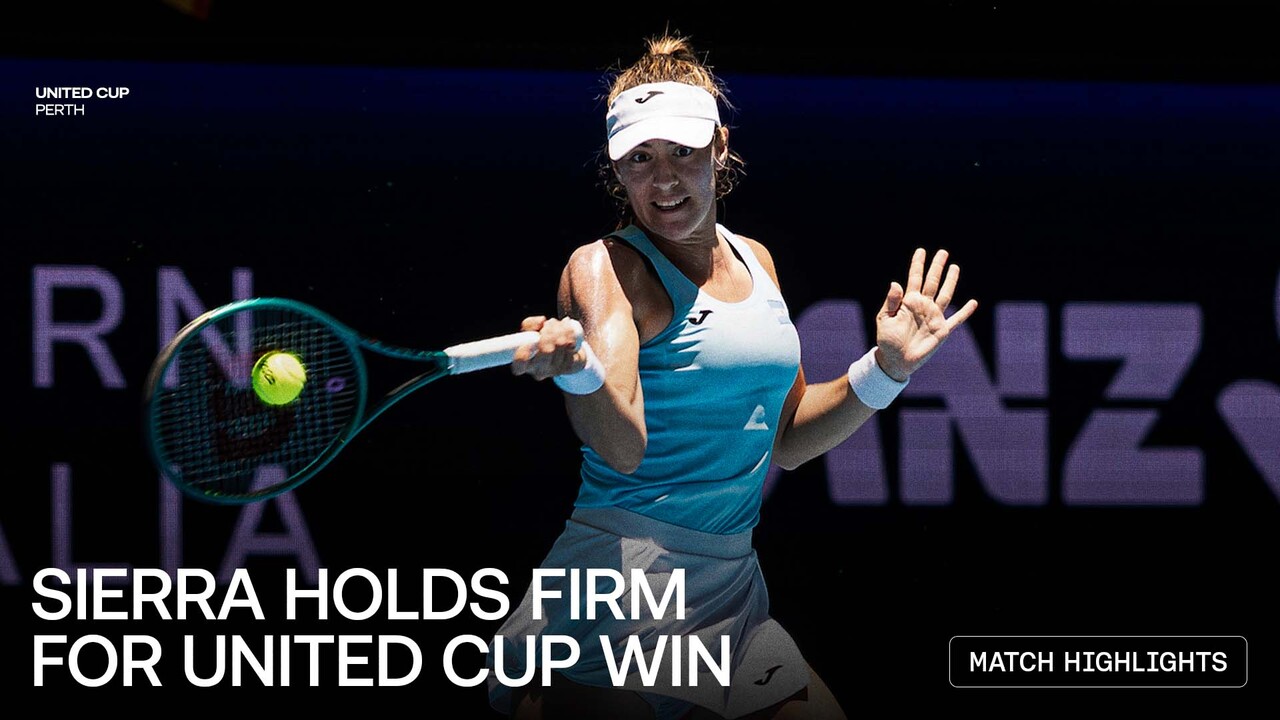 Highlights: Sierra edges Bouzas Maneiro at United Cup