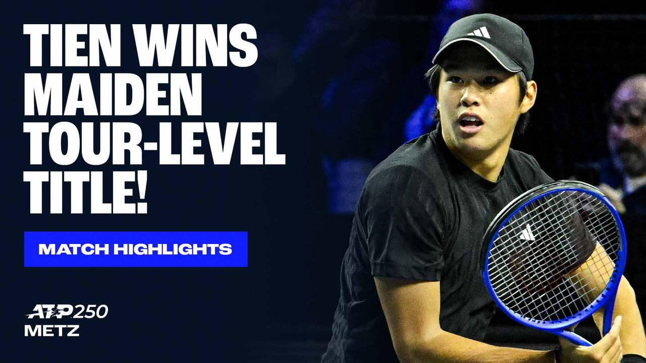 Highlights: #NextGenATP star Tien rallies past Norrie for first ATP title in Metz