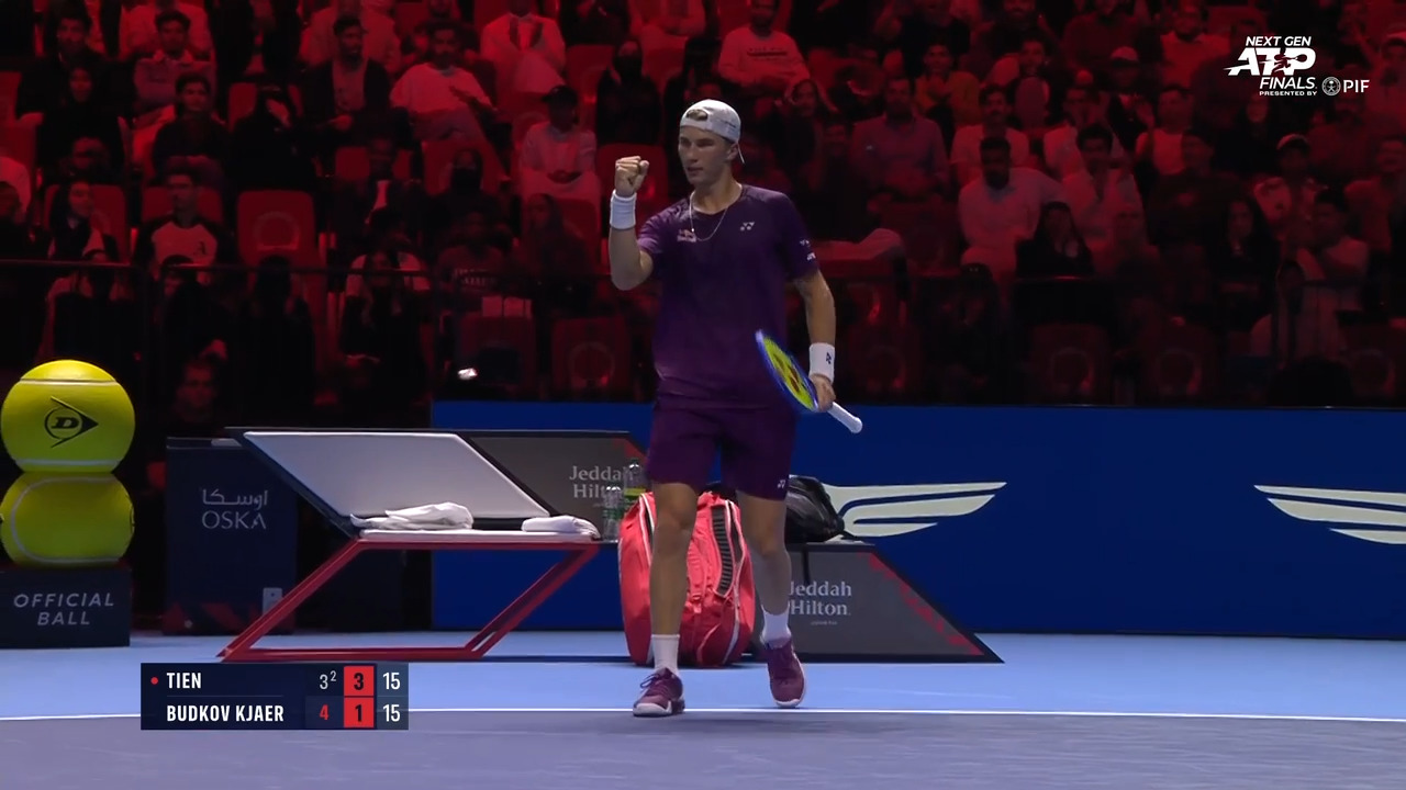 Hot Shot: Budkov Kjaer's speed steals the show at Next Gen ATP Finals 2025