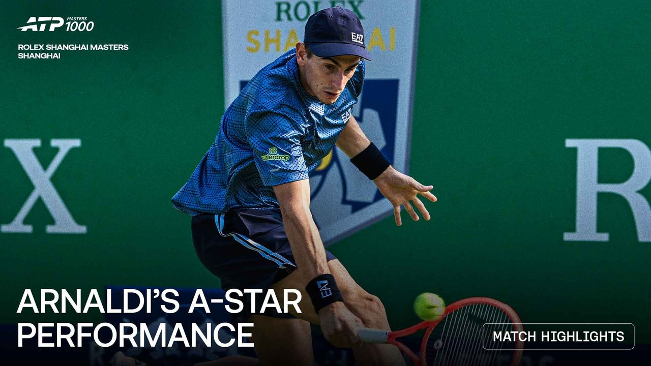 Highlights: Arnaldi battles Tomic in Shanghai 2026 R1
