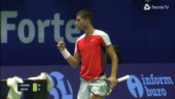 Hot Shot: Alcaraz Rips Forehand Winner In Astana