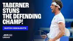 Highlights: Taberner shocks defending champ Cerundolo in Umag
