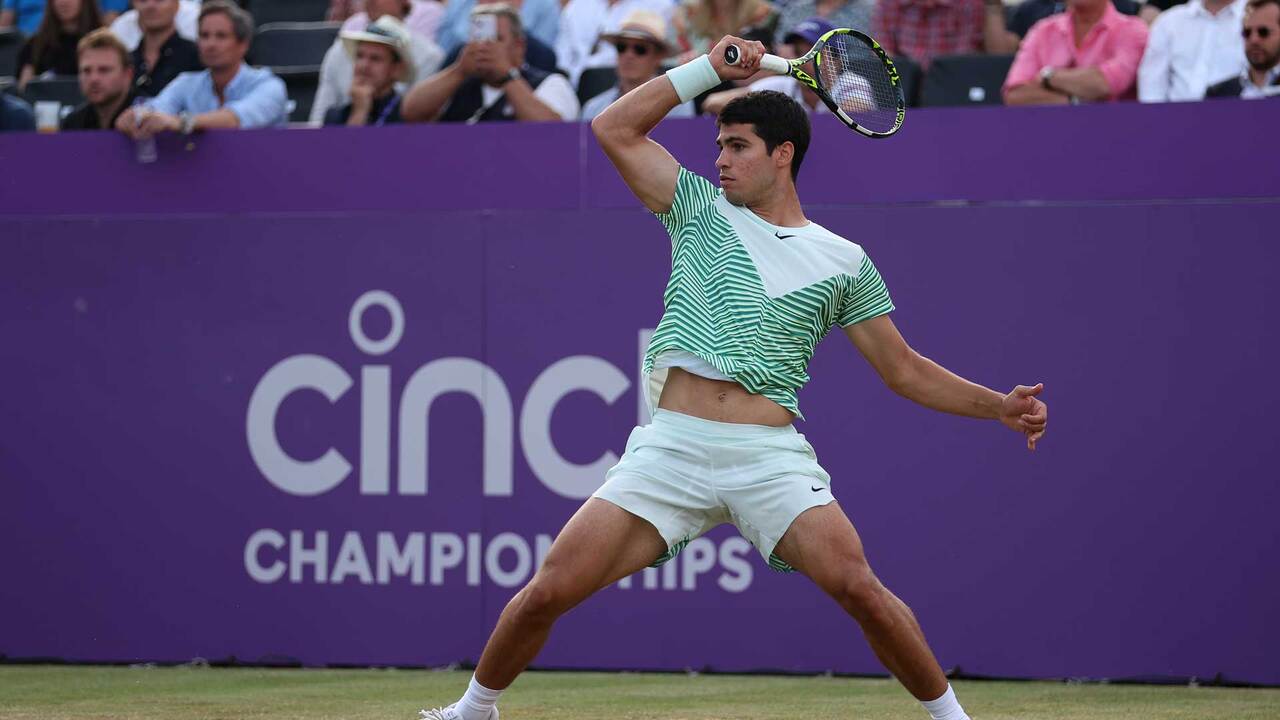 Alcaraz Extends Best Grass Run With Queens Club QF Win ATP Tour Tennis