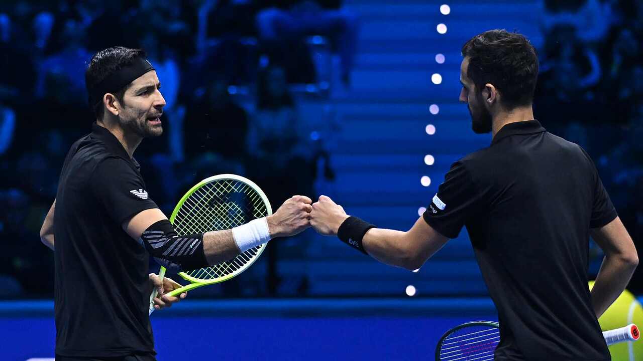 Highlights: Arévalo/Pavic pasan a Heliovaara/Patten en SFs de las Nitto ATP Finals
