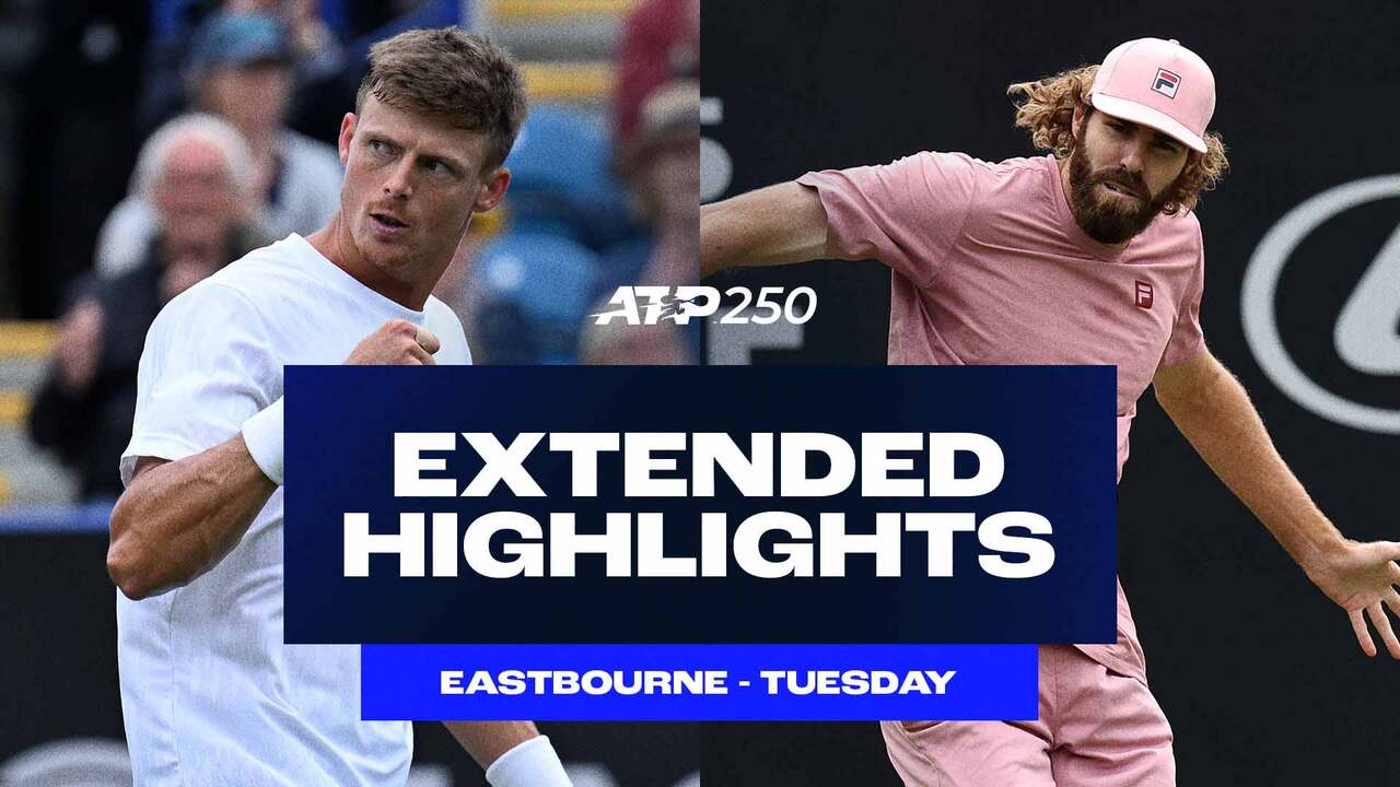 Extended Highlights: Harris, Opelka & Fearnley advance in Eastbourne 2025