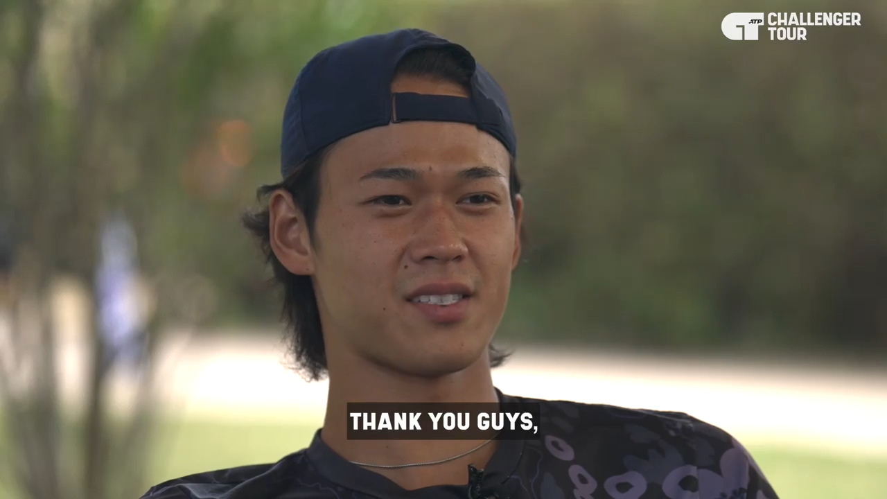 Get to know 19-year-old Rei Sakamoto, who mostly competes on the ATP Challenger Tour.