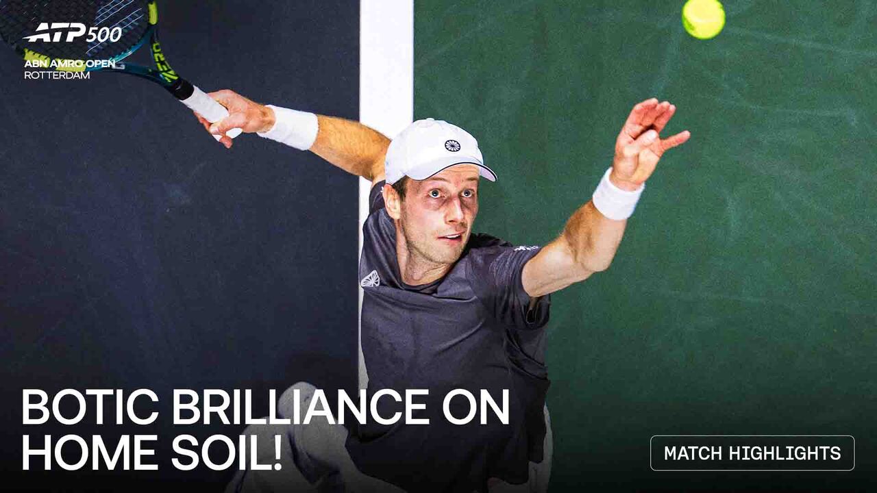 Highlights: Van de Zandschulp makes winning start in Rotterdam