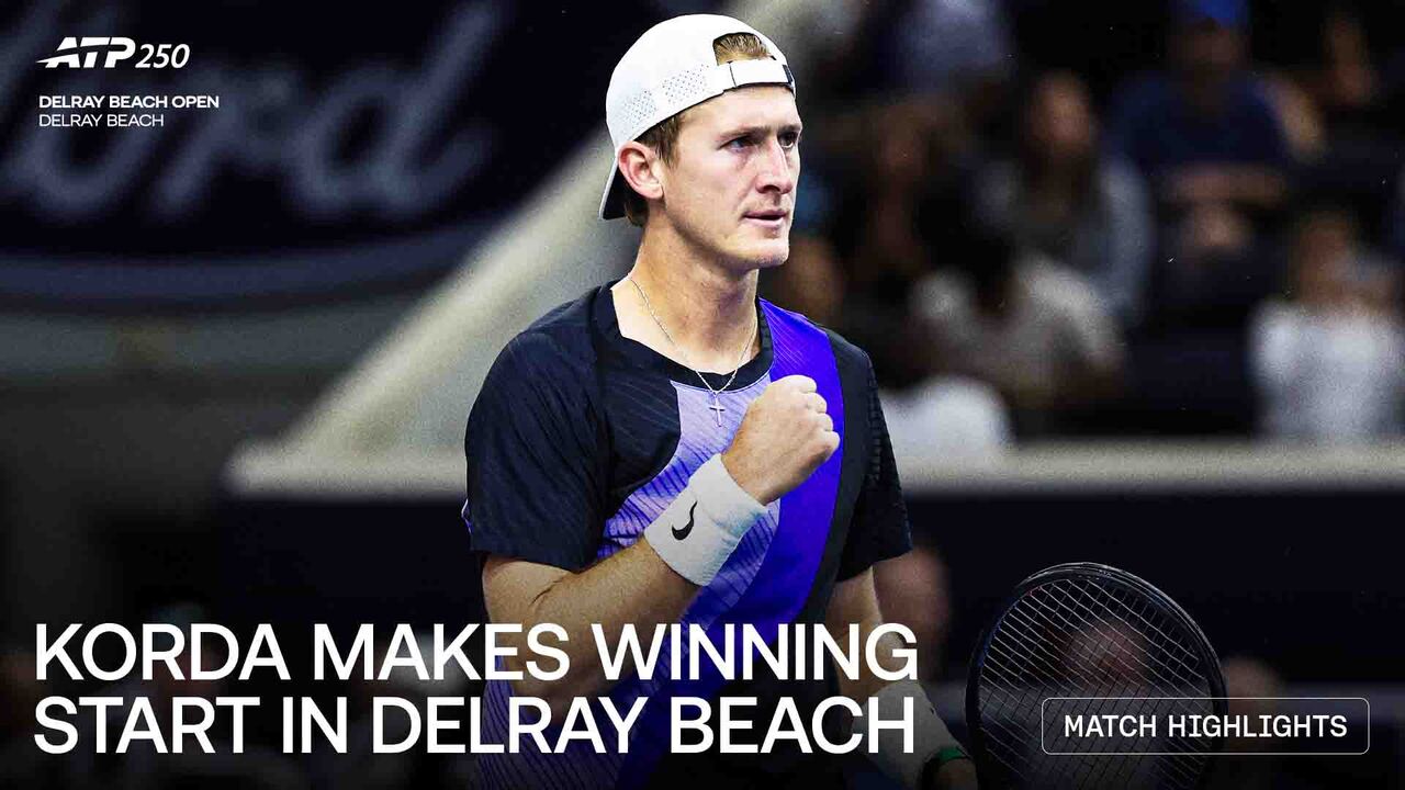 Highlights: Korda moves past countryman McDonald in Delray Beach 2026