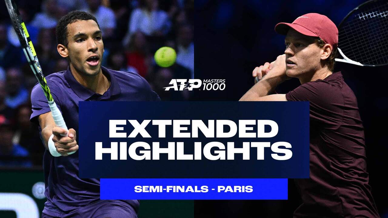Extended Highlights: Auger-Aliassime, Sinner set title clash in Paris