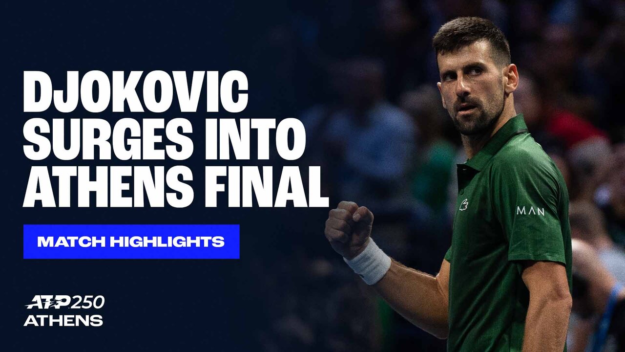 Highlights: Djokovic passes Hanfmann test, soars into Athens 2025 final