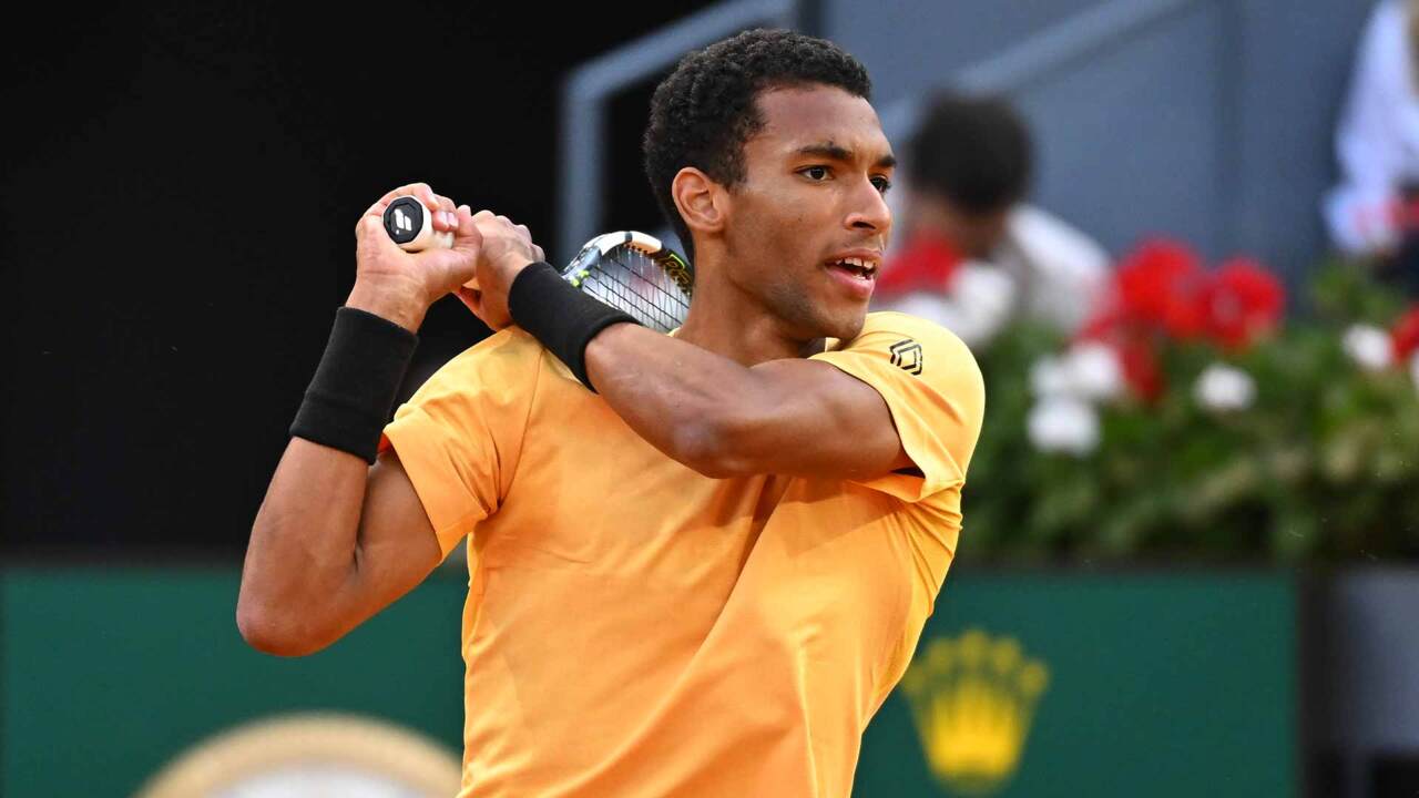 Highlights: Auger-Aliassime into Madrid final after Lehecka retirement